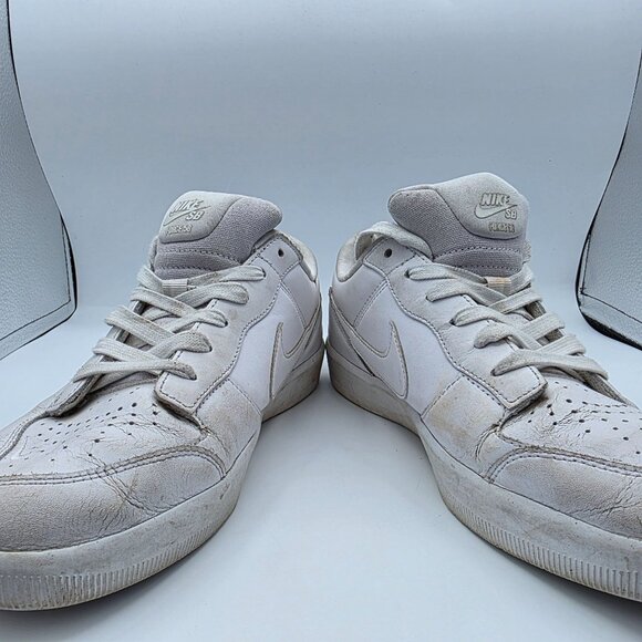 Nike SB Force 58 Premium Mens Size 10.5 Triple White Sneaker Shoes Walking main image 4